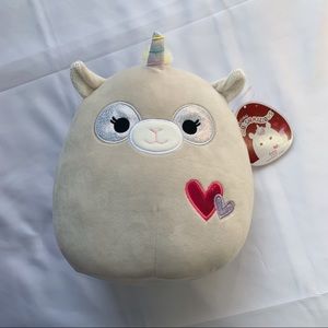 NWT Kate the Llama-corn 8 inch Squishmallow Valentines 2022